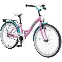 Bikestar Kinder Fahrrad ab 9 Jahre | 24 Zoll Classic Kinderrad | Pink