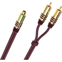 OEHLBACH Stecker NF Y-Sub AD rot 20cm