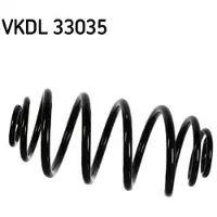 Skf Fahrwerksfeder VKDL 33035 für Opel Zafira B Family