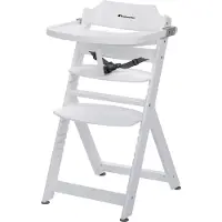 Bebeconfort Bebe Confort Timba, Traditioneller Hochstuhl, Harter Sitz, Weiß, Einfarbig, Holz, 6 Monat( e)
