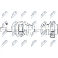 NTY NPW-VW-188 Antriebswelle Hinten Links Hinten Rechts für VW Touareg (7LA, 7L6, 7L7) für PORSCHE Cayenne (9PA)