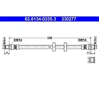 Ate Bremsschlauch 83.6134-0335.3