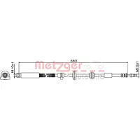 METZGER Bremsschlauch GREENPARTS 4110949