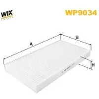 WIX FILTERS Filter, Innenraumluft WP9034