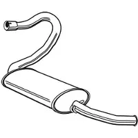 VEGAZ Endschalldämpfer FIAT,PEUGEOT,CITROËN FTS-419 1726ER,1726ES,1726P1 Endtopf,Auspuff Endtopf,Nachschalldämpfer,ESD 1726P2,5896452,1726P3,1726P4
