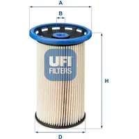 Ufi Hydraulikfilter, Lenkung 25.436.00