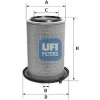Ufi Luftfilter 27.186.00
