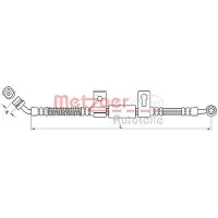 METZGER Bremsschlauch 4110831