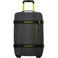 American Tourister URBAN TRACK Duffle/WH S Coated Rollenreisetasche black/lime