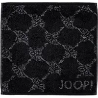 JOOP! Bettwäsche Cornflower Seiflappen Schwarz 30 x 30 cm