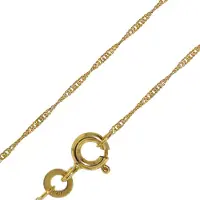Trendor 72450 Feine Singapur-Kette 333 Gold (8 Karat) 1,0 mm breit