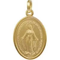 Trendor 75312 Milagrosa Anhänger Gold 750 (18 Karat) 20 mm