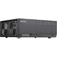 Silverstone GD09B-C, HTPC, PC, Schwarz, ATX, micro ATX, SSI CEB, Aluminium, Kunststoff, Stahl, 13,8 cm