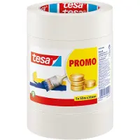 TESA Malerband Economy, braun, 50 m x 30 mm | Packung (5 Rollen)
