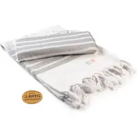 Artg Handtuch "Dalaman" | A & R Textile Group B.V. | Farbe: White/Light Grey | Größe: 100 x 180 cm