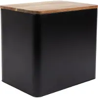 Salter BW128991 Toronto Bread Bin Black/Wooden