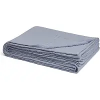 Yumeko Tagesdecken Musselin-Baumwolle 260x240 Blau - Eco, Bio & Fairtrade