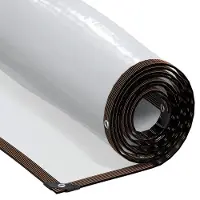 vidaXL Transparente Plane mit Ösen 8x8 m Polyethylen