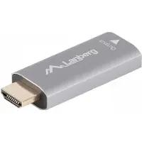 Lanberg 4k Displayport Hdmi-adapter Silber Silber One Size