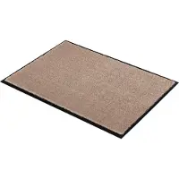 Schöner Wohnen Fußmatte "Miami Uni" Gr. 15, grau (taupe), B:50cm H:7mm L:70cm, Kunstfaser, SCHÖNER WOHNEN-KOLLEKTION, Teppiche, Fußmatte, Schmutzfangmatte, waschbar