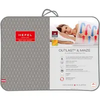 Hefel Kunstfaserbettdecke "Outlast & Maize", normal, Bezug 100% Baumwolle, (1 St.), Optimale Temperaturregulierung im Schlaf