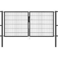 Alberts Zaundoppeltür "Flexo" 250 cm Breite, in versch. Höhen