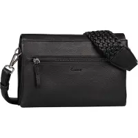 Gabor Damen Schultertasche/ Umhängetasche/ Handtasche VERI Schwarz Kunstleder-