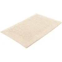 Kleine wolke Badematte "Net", rutschhemmend beschichtet, fußbodenheizungsgeeignet, Badteppich, Uni Farben, rutschhhemmend