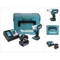 Makita DTW 251 RTJ Akku Schlagschrauber 18 V 230 Nm 1/2" + 2x Akku 5,0 Ah + Ladegerät + Makpac