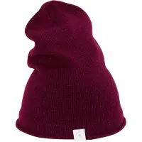 CASH-MERE.CH Bio Beanie in Cranberry Rot | Gr.: onesize
