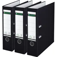 Leitz 1010 Ordner breit DIN A4, schwarz 3 Stück