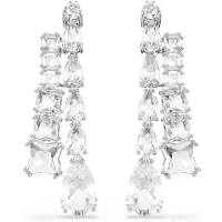 Swarovski Matrix Drop Ohrhänger Verschiedene Schliffe Weiss