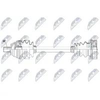 NTY NPW-VW-057 Antriebswelle Vorne Links für VW Golf VII Schrägheck (5G1, BQ1, BE1, BE2) GOLF VI (5K1) Golf V Schrägheck (1K1) TOURAN (1T1, 1T2)