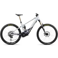 Orbea Wild M-LTD - Elektro Carbon MTB Fully 2024 | halo silver-tanzanite carbon view