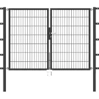 Alberts Zaundoppeltür "Flexo" 200 cm Breite, in versch. Höhen