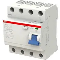 ABB F204A-63/0.3 FI-Schutzschalter 4P, Typ A, 63A, 300mA 2CSF204101R3630