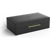 DECOR WALTHER Aufbewahrungsbox Brownie BOX Groß Schwarz