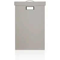 DECOR WALTHER Wäschekorb Brownie WB Mit Deckel Taupe