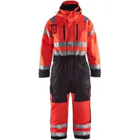 Blakläder High Vis Winteroverall High Vis Gelb/Mittelgrau 6763 1977, Farbe:high vis rot/schwarz, Größe:D100 (D25)