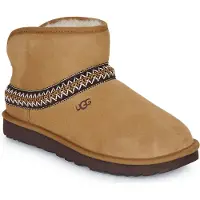 Ugg Damen Stiefel Classic Mini Crescent - Cognac - Größe 42