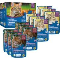 Bozita Indoor & Sterilised Fleischstückchen in Geleé Multipack Nassfutter Katze