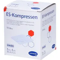Hartmann Es-Kompressen steril 5x5 cm 8fach 25x2 St Kompressen