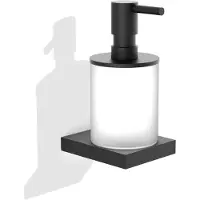 DECOR WALTHER Seifenspender Contract WSP Wall Mounted Black Matt