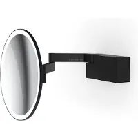 DECOR WALTHER Schminkspiegel VISION R Wall Mounted Black Matt