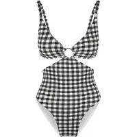 Lingadore Badeanzüge Square Print | Grösse: 44 | Farbe: Schwarz/Weiß