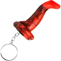 Creature Cocks Königkobra-Schlüsselanhänger Aus Silikon