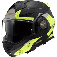 LS2 FF901 Advant X Oblivion Matt Schwarz H-V Klapphelm Größe L