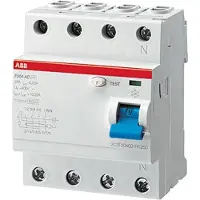 ABB F204A-25/0.3 FI-Schutzschalter 4P, Typ A, 25A, 300mA 2CSF204101R3250 F204A2503
