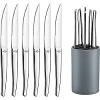 Amefa Grillmesser im Messerblock 6er-Pack Chrom