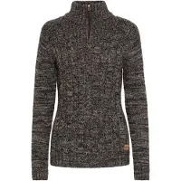 Oxmo Troyer "Troyer OXPhepe", Damen, Gr. L, schwarz, Obermaterial: 100% Baumwolle CO., Pullover Troyer